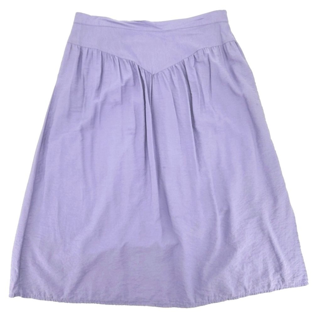 A New Day Midi Skirt Womens Size XXL Yoke Front Crinkle Peasant Boho Knee Length